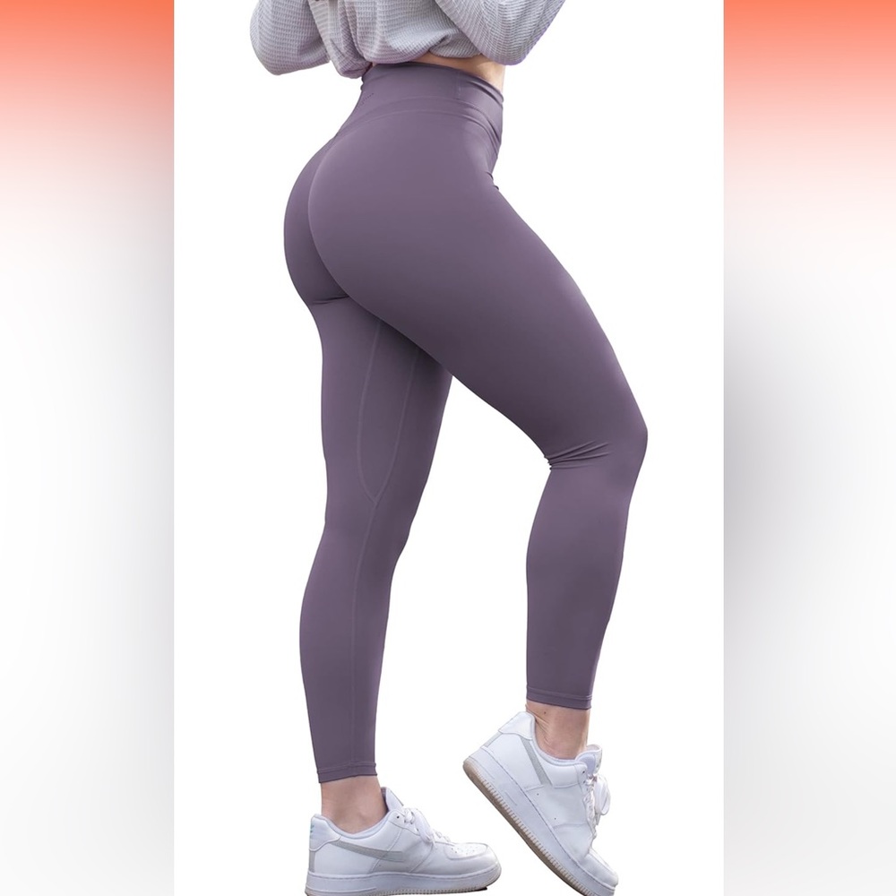 Women's Yoga Pants 7/8 High Waisted Workout Leggings Butt Lifting Tummy Control